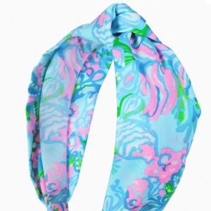 Lilly Pulitzer headband - Blue Ibiza. Aqua la Vista